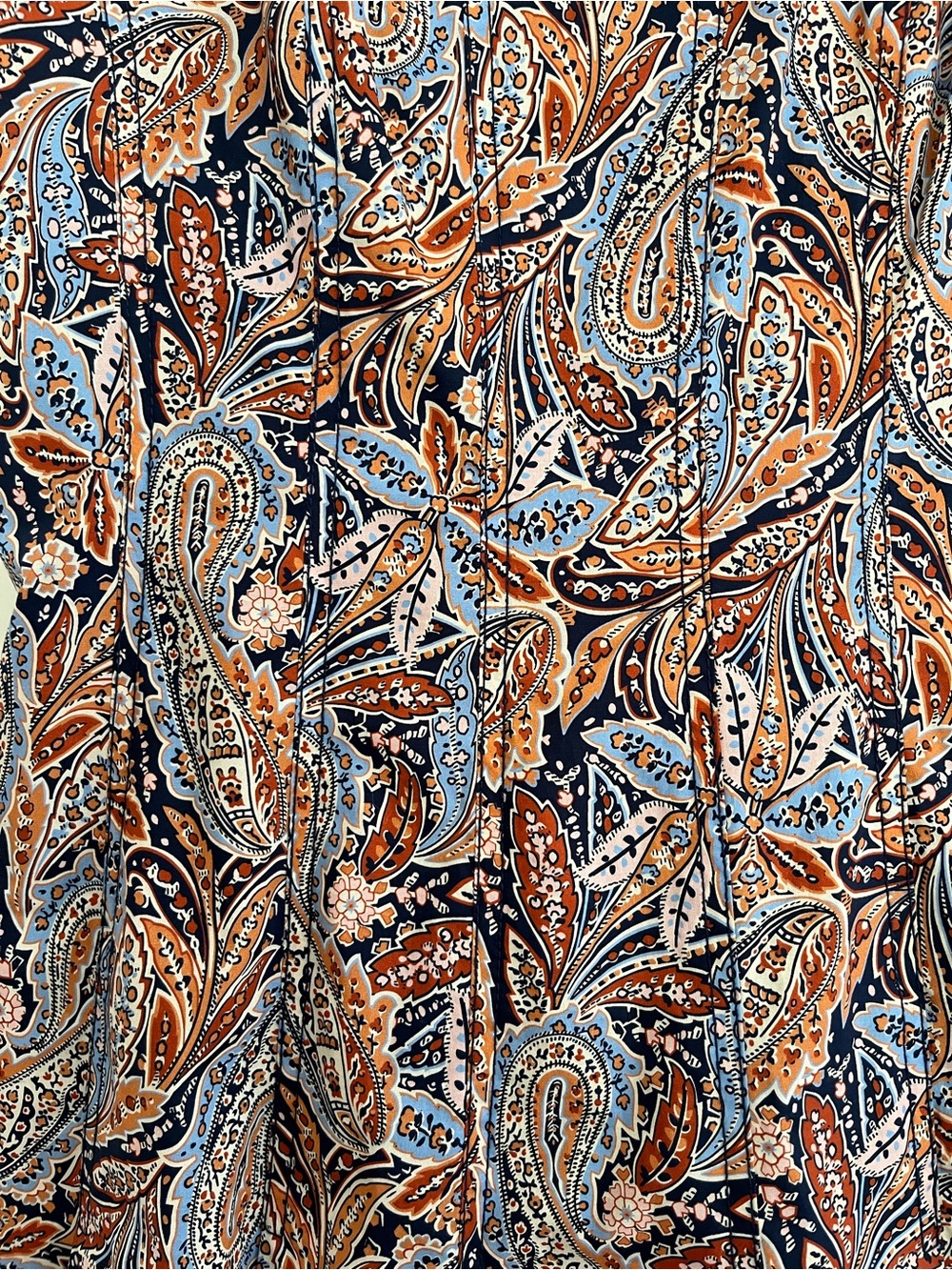 Veronica Beard Jolie Paisley Print Midi Dress in cotton-poplin - Picture 4 of 4